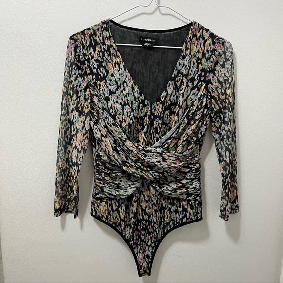 BEBE MESH PRINTED BODY SUIT - Picture 4 of 15